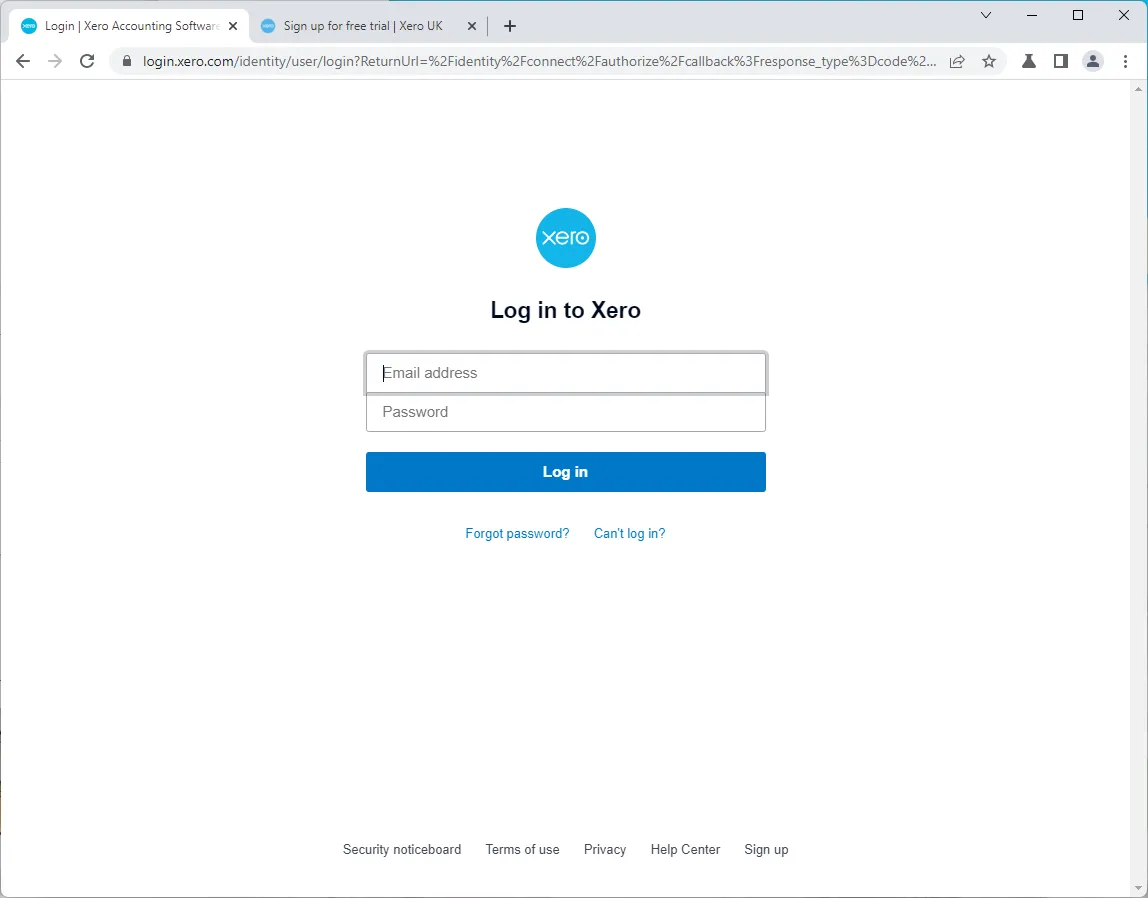 Xero Login