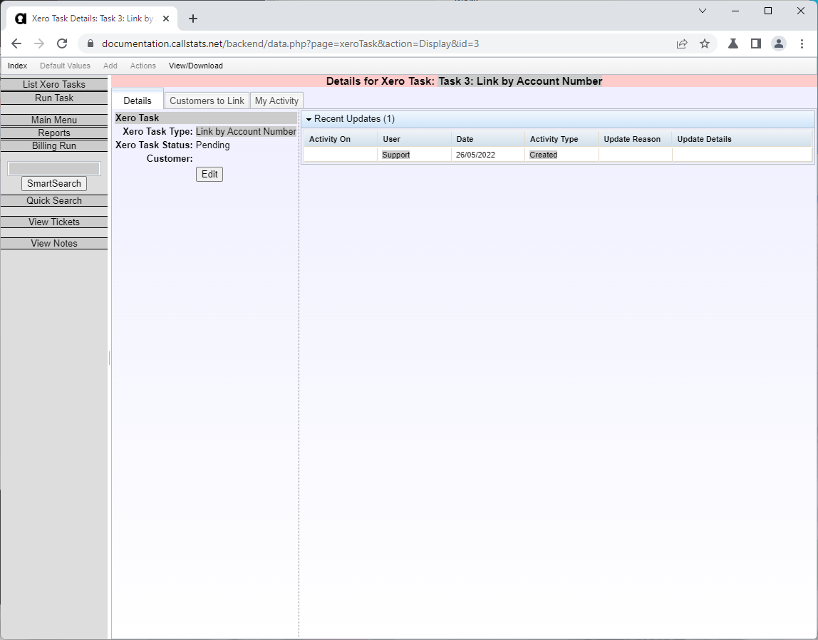 Link Account Numbers