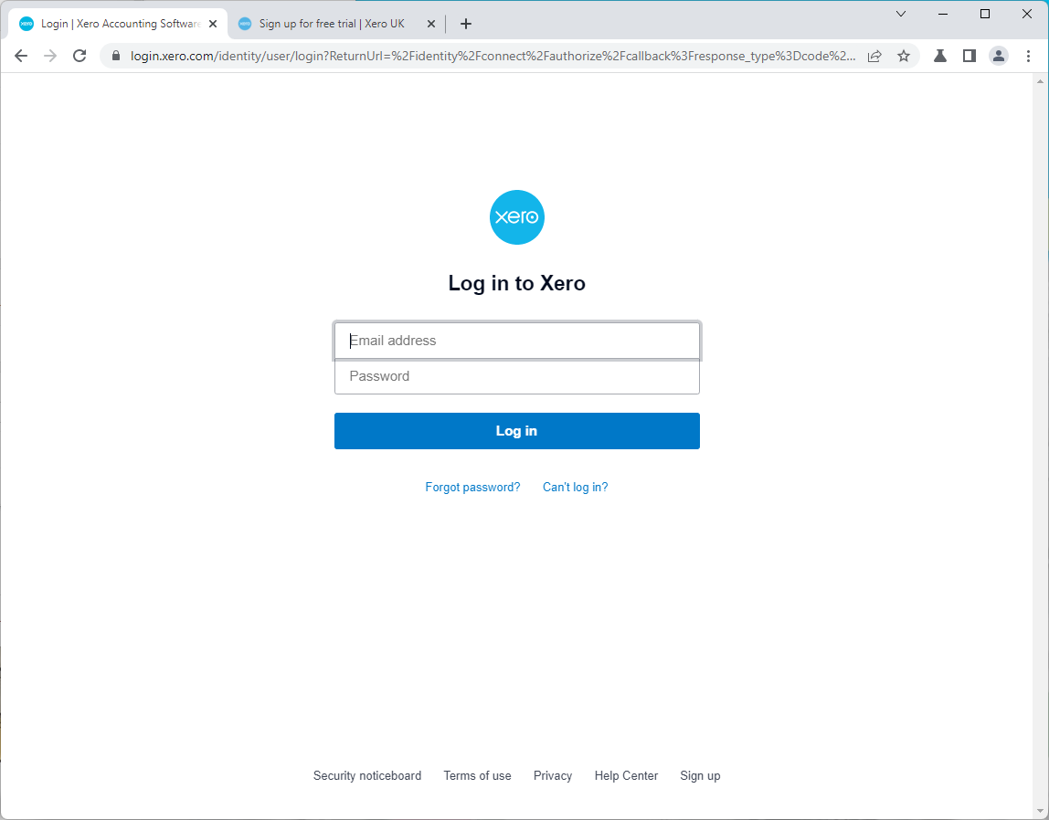 Xero Login