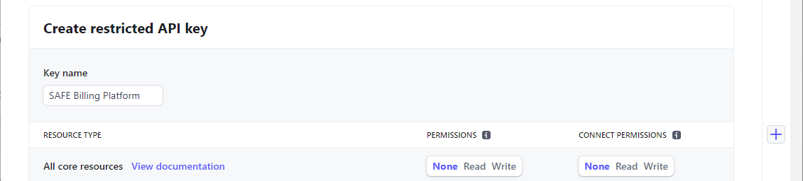 Stripe API Key Setup